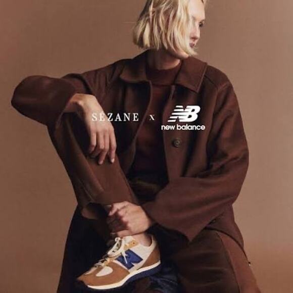 Sezane Shoes - Sezane x New Balance 471 - Ecru/Brown Size US Male 6 / EU Women 38.5✨